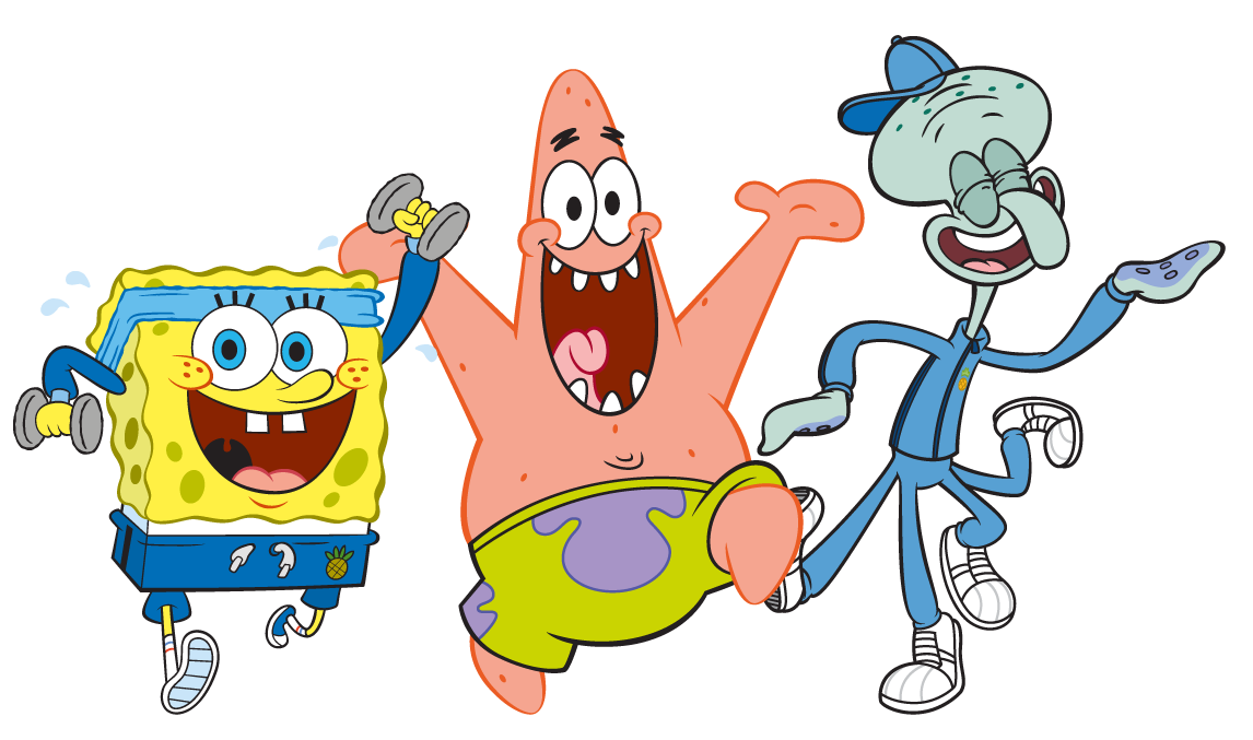SpongeBob, Patrick and Squidward